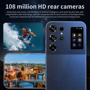 The New Smart Phone Android 256gb  with Built-in Stylus High-definition Camera Fingerprint & Facial Unlock 108 Million HD Rear Cameras