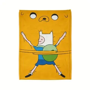 Countdown Sale! Adventure Time Blanket | Adventure Time Decorations, Home Decor, Gifts,cozy flannel blanket Suitable for use in offices, sofas, and travel settings, etc Suitable for all four seasons A gift suitable for fans, friends and children