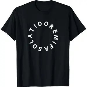 100% Cotton Do Re Mi FA So La Ti Do Solfeggio Circle T-Shirt T-Shirt