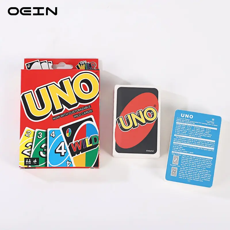OEIN UNO - Classic Colour & Number Matching Card Game