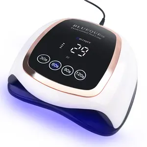 Limegirl UV LED Lamp, 180W Dryer for Gel Polish with LCD Display, Auto Sensor and 4 Timer Settings, Professional Curing Lamp Light with 42 Beads for Salon and Home, Gifts for Girlfriends short edge art kits Durable Care Cutics uña s nail gel  deuñas