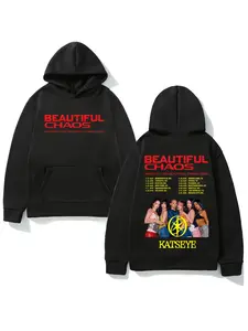 KATSEYE TOUR New Wool Hoodie Aesthetics 2025 New Song Album Retro Style Long Sleeve Round Neck Sweatshirt