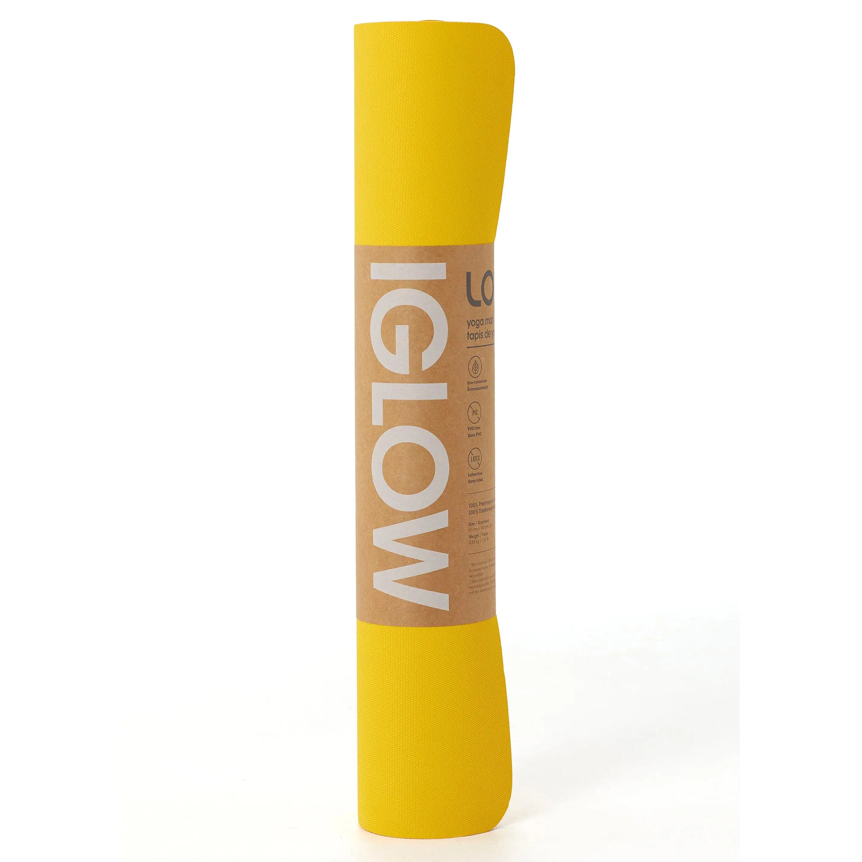 Lole IGLOW Yoga Mat - Non-Slip TPE Mat, Wet & Dry Grip