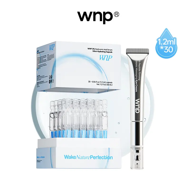 [WNP Official] Futura Tech Skin Set – Vegan | 3% Hyaluronic Acid Serum, Massaging Eye Cream & Hydrating Moisturizer for Comforting Skincare summerwins