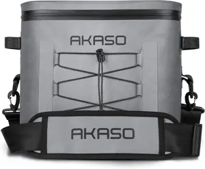 AKASO Soft Cooler Bag Portable Insulated Cooler Bags for Men Leakproof Reusable Cooler Bags for Camping,Beach Travel Picnic Boating Fishing Outdoor