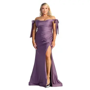 Victorian Lilac Bridesmaid Dresses in Satin and Plus Size Gowns
