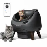 CATLINK 12L Open-X Self Cleaning Automatic Litter Box - App Control with App Status Alerts, Quiet Operation, Large Bin Reduces Refills & Fuss, Organic Fiber Compatible, Multi-Safety Anti-Pinch, Odor Control, Litter Level Monitoring, Easy Setup,familyfun