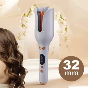Automatic Hair Curler, 32mm Auto Curler Wand with 4 Temperature Modes, Intelligent Timer & Sensor, Auto Shut-off Hair Curler for Women