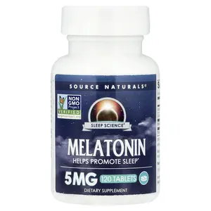 Source Naturals Sleep Science®, Melatonin, 5 mg, 120 Tablets