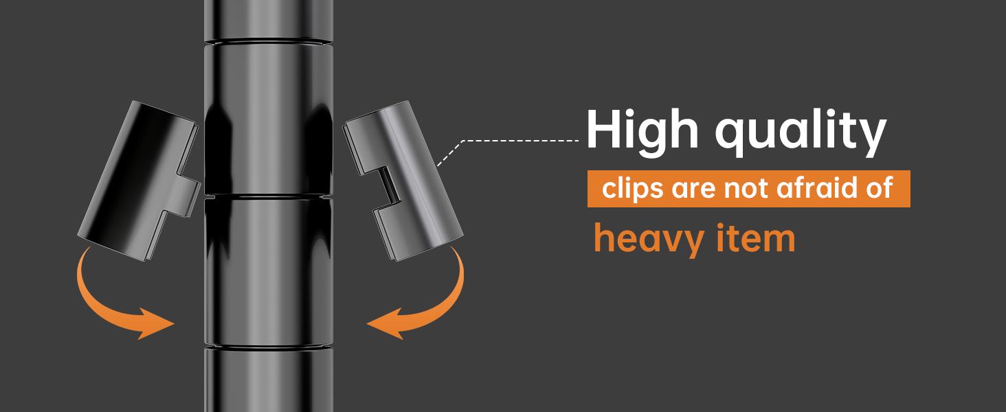 Raybee Shelf Wire Metal Shelving Storage Utility Rack Adjustable Shelves, Standing Shelf Units for Laundry Kitchen Pantry Closet Balcony Plant Pot Greenhouse