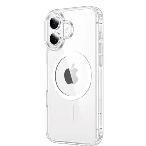 Transparent Shockproof Phone Case - Cover for Iphone 12 Mini And 13 Mini with Magnetic Wireless Charging Capability