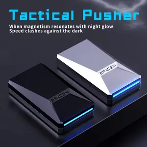 Magnetic Fidget Spinner Toy, Edc Alloy Stress Relief, Time Machine Glow-In-The-Dark, Suitable for Teens & Adults, Anxiety Reducer, Stress Relief Fidgeting