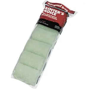 212 MAIN Wooster Brush Company R271 4 in. Painter's Choice 0.5 in. Nap Mint Fabric Roller Cover - 6-Pack, 0.5 Nap