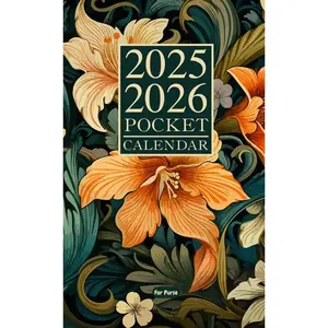 2025-2026 Pocket Calendar: Small Size Monthly Planner for Purse | 2 Year from January 2025 to December 2026 Paperback – May 1, 2024