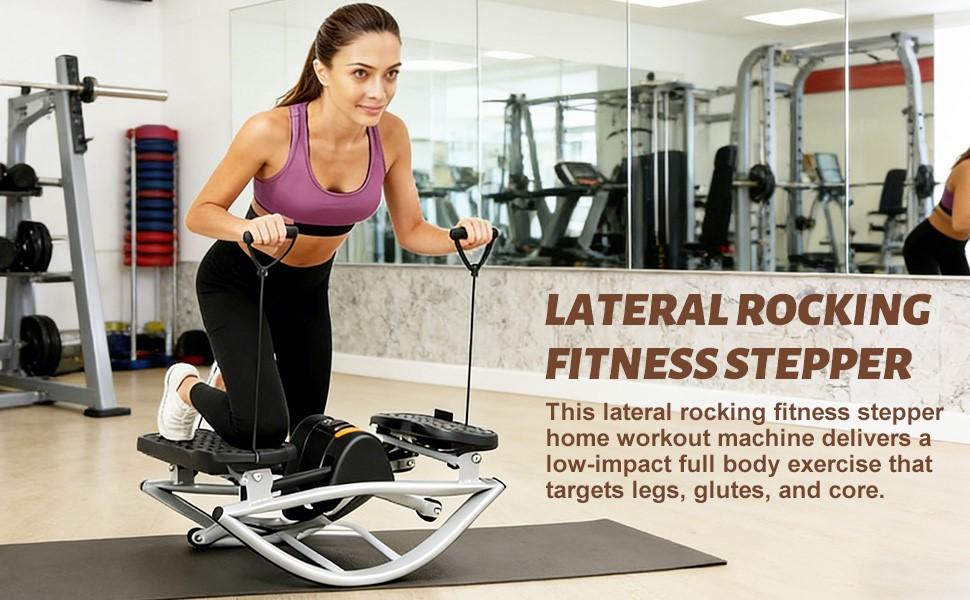 Multi-Functional Twisting Stepper: Indoor Exercise Machine with Ropes