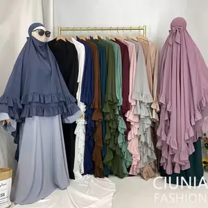 Long bubble khimar