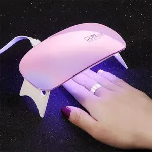 Portable Mini UV LED Nail Lamp, USB Rechargeable Foldable Nail Dryer Lamp, Nail Tech Light, Professional Nail Art Tool, Nail Supplies for Home & Nail Salon Use