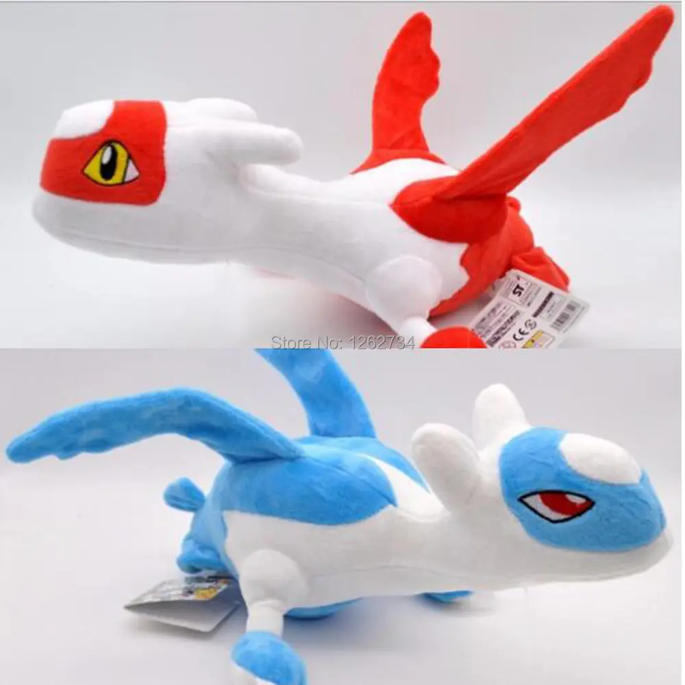 2 Styles Lat & Lat Latias Latios 30CM Stuffed Plush Dolls Figure