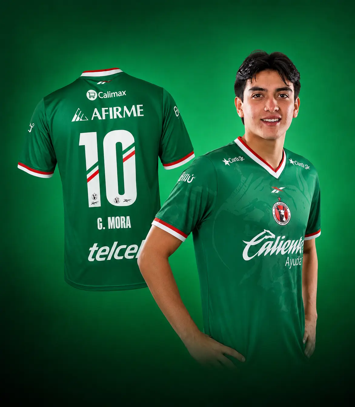 Mora#10 Tijuana 2627 Special Edition Jersey, Men's Football Shirt