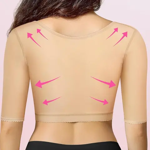 Women's Slimming Compression Shirt, High Elasticity U-Cut Design, Anti-Sagging, Easy Wear & Remove, All Seasons Casual Top Underwear christmas push up bra Body Sculpting Shirt