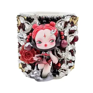 Handmade Makeup Brush Bucket with Cream Glue, Doll DIY -Kosbling Handmade Blind Bag