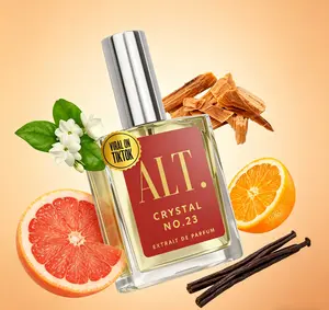 ALT. FRAGRANCES Crystal No.23 60ml | Unisex Extrait de Parfum Inspired by Baccarat Rouge 540, Long Lasting Perfume with Jasmine, Amberwood & Cedar Notes