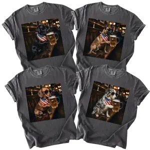 Comfort Colors 50+ Dog Breeds Available Beer Shirt, Dachshund Vintage 90s Funny Edgy Dog Meme Tee, Black Labrador Unisex Fit Design, Casual Streetwear, Gift for Dog Lovers, Australian Shepherd Dog Breeds Tee