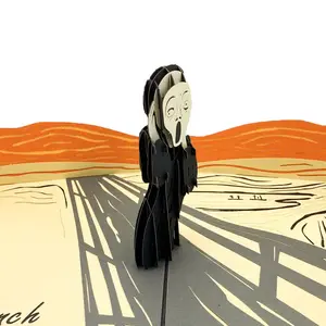 The Scream by Edvard Munch 3D Pop Up Greeting Card
