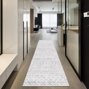 Boho Style Geometric Pattern Carpet, Boho Runner Rug, Halloween Decor Non-slip Comfortable Decorative Floor Mat, Decorative Area Rug for Living Room Bedroom Kitchen, Room Decor, Home Decor