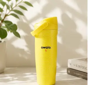 Owala Bright Yellow Tumbler – Leakproof Travel Bottle for Work, Gym & Outdoors!