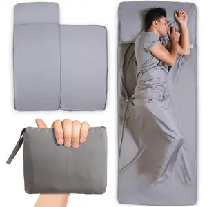 Sleeping bag liner-adult sleep sack & Travel Sheets for Hotel - Travel sleep sack, Camping Sleeping bag liners for cold weather