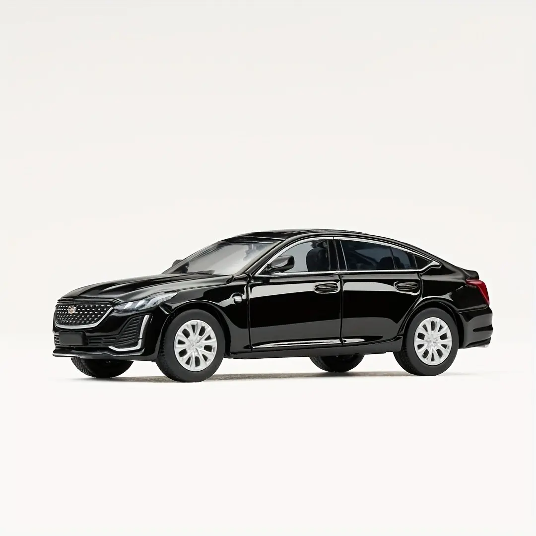 1pcs massdi 1:64 Scale Cadillac Ct5 Diecast Metal Car Model, Classic Collectible Static Car Toy, Alloy Pressed Car Model Gift