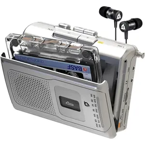K8 Cassette Tape Player Portable - Cassette Recorder -  Version - AM/FM - -in Microphone & Speaker - Headphone Jack & Earphones -
