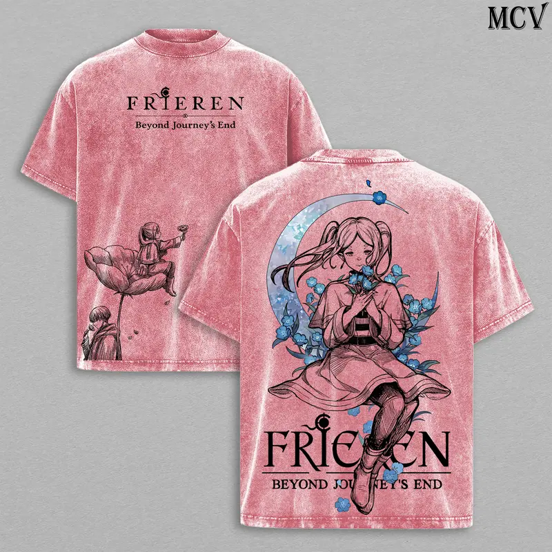 Eren Yeager Tee – Attack on Titan Vintage Washed Oversize T-Shirt