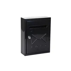 Wall-Mounted Mailbox with Lock, Waterproof Design, Durable Metal Material, Suitable for Letter Storage, Outdoor Rainproof Use