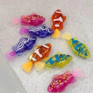 Mystery 3-Pack Water-Activated Robotic Fish – Interactive Sensory Toy for Kids’ Bath & Cat Play, Easy to Use, US Stock