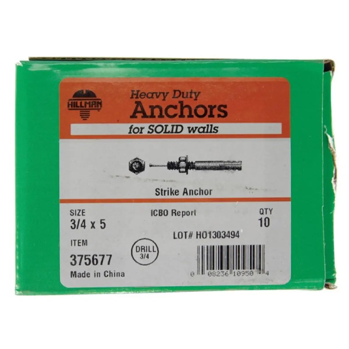 375677 0.75 x 5 in. Strike Anchor
