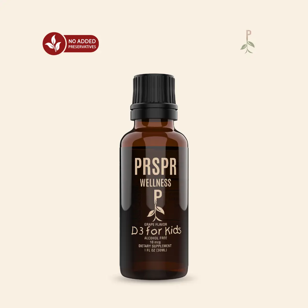 PRSPR Wellness Kids Liquid Vitamin D3 for Immune System & Cognitive Functions - Fitness, Healthcare