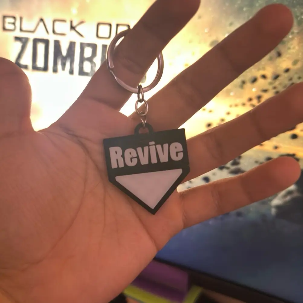COD BO2 Zombies keychain revive symbol COD BO2 Zombies keychain revive symbol