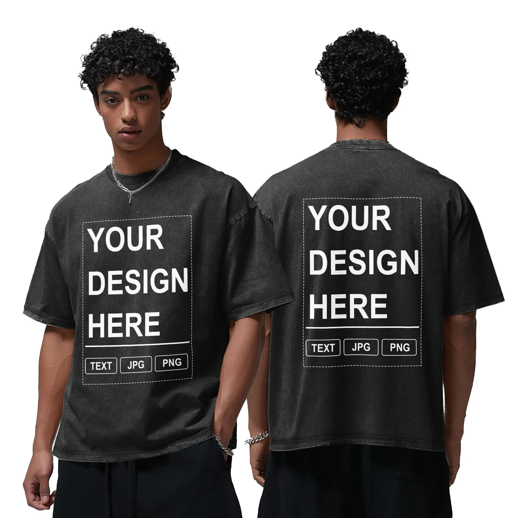 03-Black (White Text)-Double-Sided Design