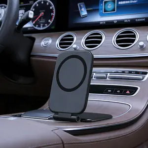 Ultra-Thin Foldable Magnetic Car Phone Mount,Ultrathin Adjustable Magnetic Phone Holde,New Portable Foldable Magnetic Phone Mount, 270°Adjusta ble Cell Phone Holder for Your Car/Gym/Mirror Compatible