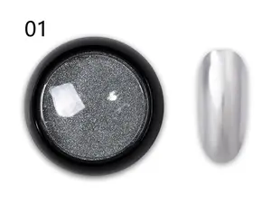 Chrome Nail Art Powder Nail Art Glitter Decoration Metallic Mirror Effect Holographic Aurora Chameleon Pigment Powder 1g/Jan Pearls for Resin Crafting and Nail Art 16 Colors