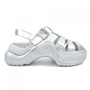 Pre-owned Louis Vuitton Patent Leather Small Leather Goods LV Archlight Patent Calf Leather Sandals