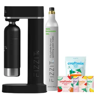 Fizz & Flavor Bundle – Soda Maker + CO₂ + Drink Mix Pack