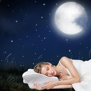 Memory Foam Neck Pillow, Breathable Neck Pillow, Comfortable Neck Support Pillow, Sleeping Pillow for Side & Back Sleepers