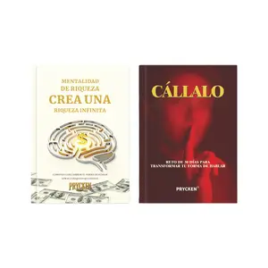 Prycken – 30-Day Dual Mastery Set: Comunicación de Alto Impacto + Mentalidad de Riqueza | Aprende Qué Decir y Cómo Pensar con Prácticas Diarias, Tareas de Reflexión y Estrategias Reales para Transformar tu Boca y tu Mente en 30 Días