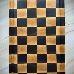 Checker Pattern End Grain Cutting Board | Walnut and Maple