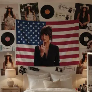 Ella Langley American Rebel Wall Flag – Perfect for Country Music Lovers