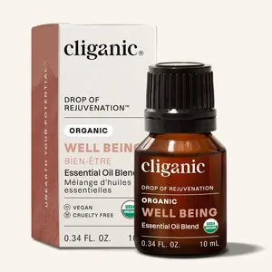 Cliganic Fortify Essential Oil Blend 33.3 fl oz (0.10 mL) - USDA Organic, Therapeutic for Wellness and Aromatherapy Solutions Fitness Healthcare
