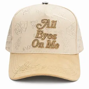 ALL EYES ON ME BEIGE CAP